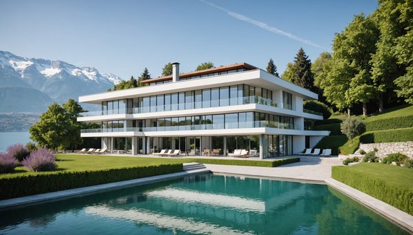 Quelles sont les caractéristiques des maisons d'exception à vendre à Evian les Bains ?