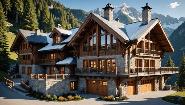 Quelles sont les caractéristiques des belles demeures de luxe dans le Beaufortain ?